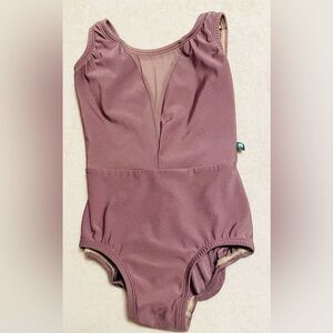 Lucky Leo Leotard Size Small EUC Dusty Purple Mauve